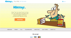 Desktop Screenshot of hqessays.com