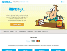 Tablet Screenshot of hqessays.com